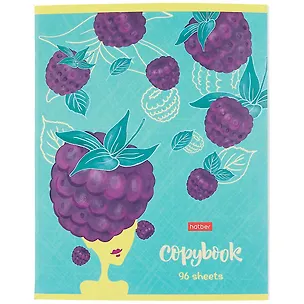 Тетрадь в клетку Hatber, "Фруктово-Ягодный Шик", 96 листов, в ассортименте 260266