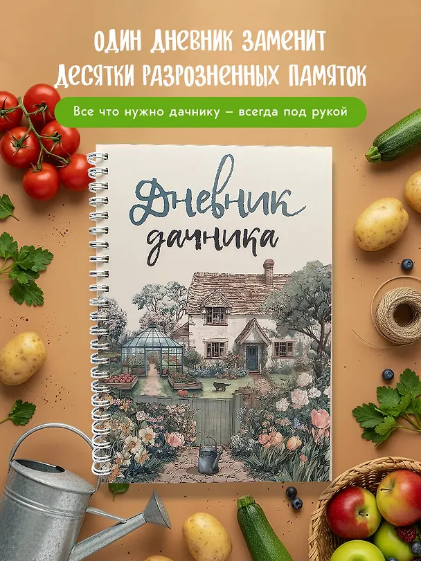 Книга Дневник дачника (на навивке) () — 4
