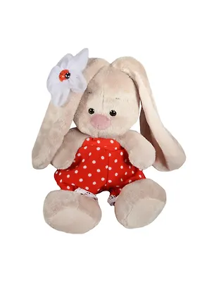 Мягкая игрушка Зайка Ми с божьей коровкой (15 см) (SidXm-130) 2471467