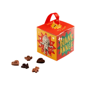 Новогодний набор шоколадных фигурок СЧАСТЬЕ, 50г