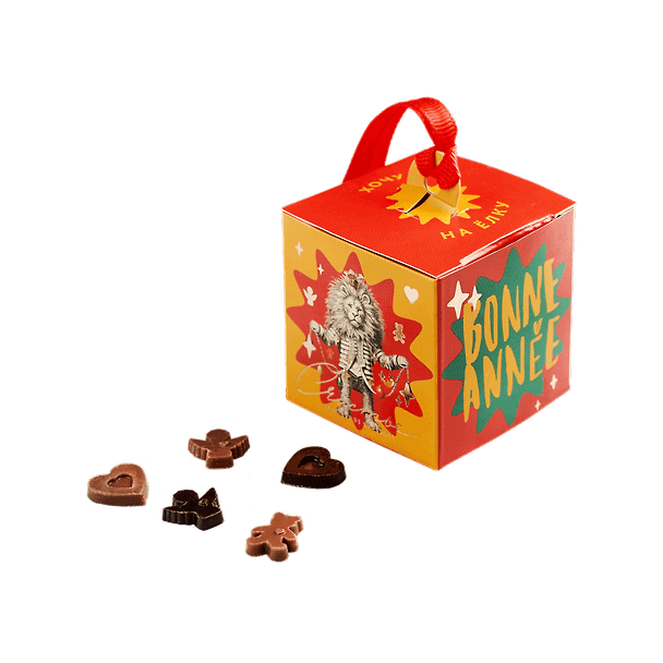 Новогодний набор шоколадных фигурок СЧАСТЬЕ, 50г 3125654 — 1