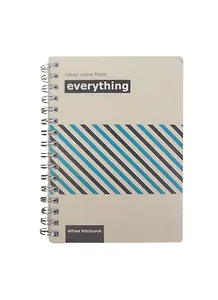 Блокнот А6 96л "Ideas" пласт.обл., бок.спираль, скругл.углы, IN FOLIO