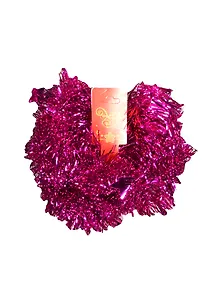 Новогодняя мишура, розовая, 6 х 200 см