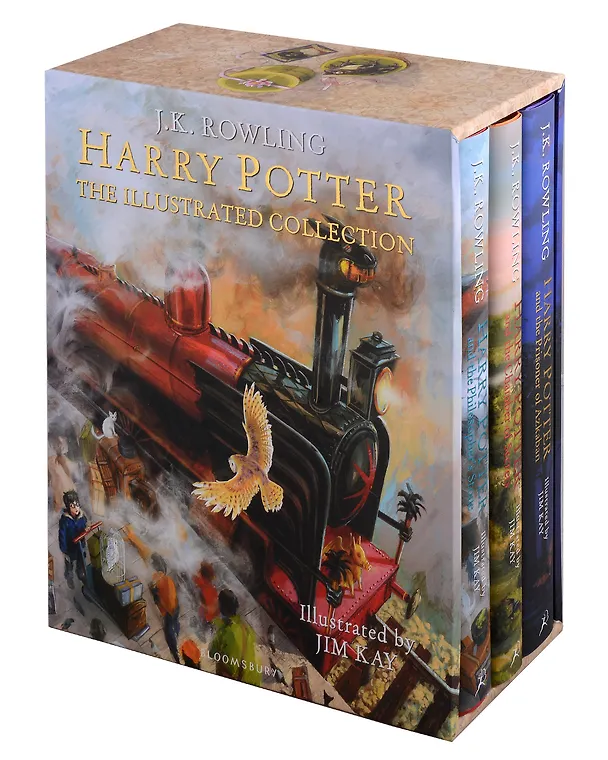 Книга Комплект Harry Potter : The illustrated collection (3 книги в футляре) (Джоан Кэтлин Роулинг) — 1