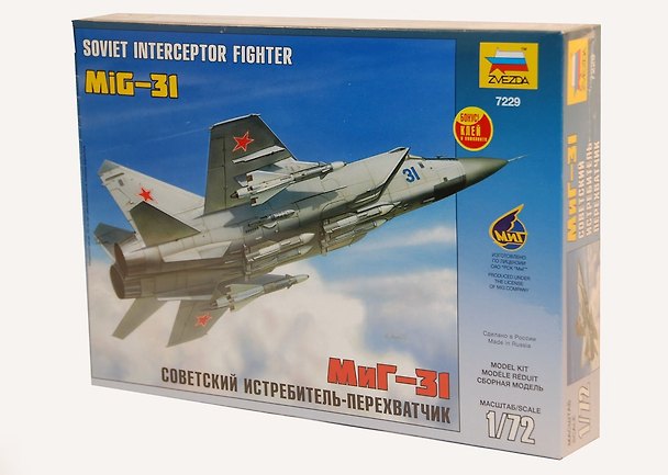Сборная модель ЗВЕЗДА, Самолет, МиГ-31, 1:72 1662456 — 1