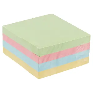 Стикеры, 400 листов, пастель, 7.5 х 7.5 х 3.3 см