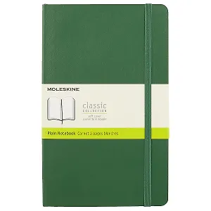 Записная книжка Moleskin Classic Soft Large, зелёная, 96 листов, А5