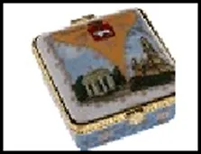 ГС шкатулка керамика Пермь Коллаж 444146, шт 2322551