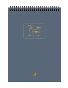 Блокнот А5 80л кл. "Trésor. World" карт.обл., гребень, мат.текст.ламинация, тиснение фольгой