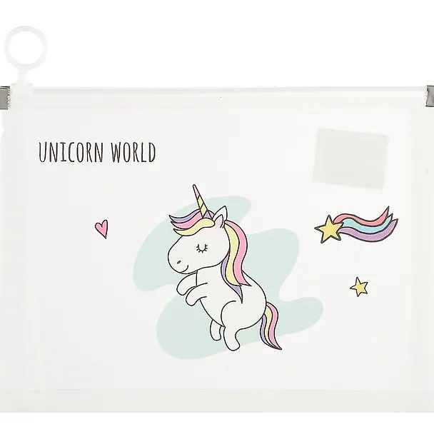 Папка на молнии А5 «Unicorn world», с расширением, в ассортименте 253148 — 3