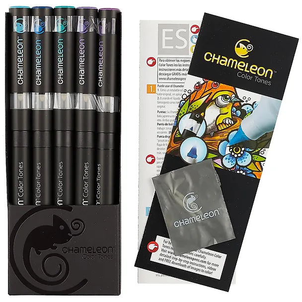 Маркеры Chameleon, «Cool Tones», 5 штук 248015 — 2