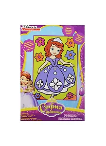 Набор для детского творчества  Росмэн Росп.цв.песком София прекрасная 17*25см 27146