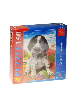 Пазлы 150 А4ф Щенок (150П34_14484) (22х33см) (3+) (Hatber) (коробка) 2483974