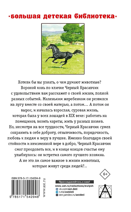 Книга Черный красавчик (Анна Сьюэлл) — 2