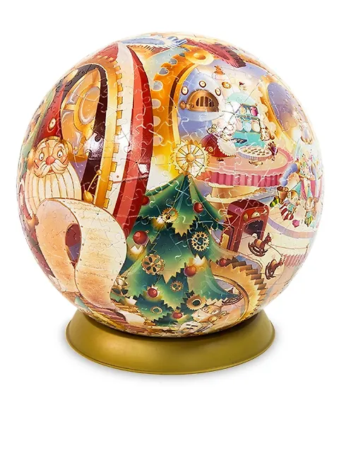 Шаровый Пазл Мастерская Деде Мороза (60 деталей, 7,6см) (A2454_03) 2393969 — 1