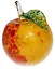 Сувенир стекло Яблоко красно-жёлтое (9 см) (1799412) — 2572907 — 1