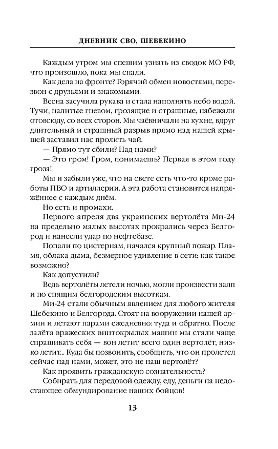 Книга Шебекинский дневник (Ирина Пичугина) — 14