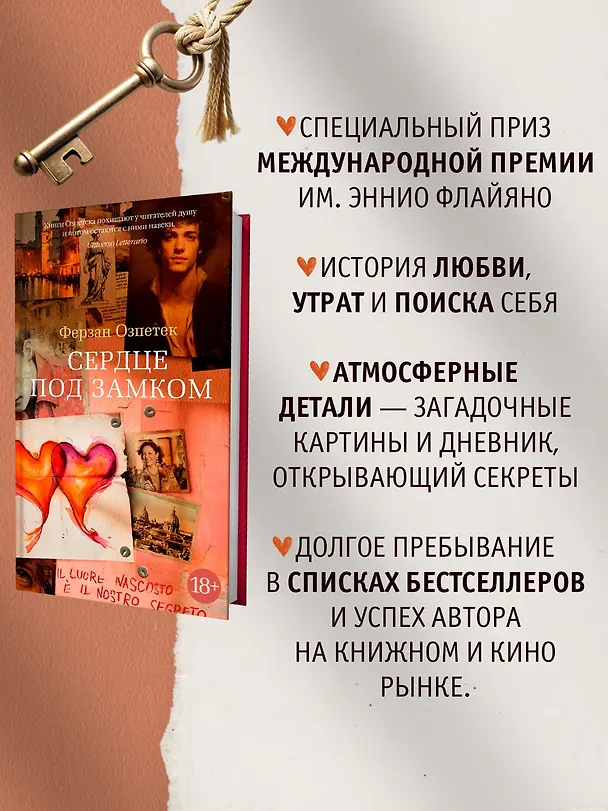 Книга Сердце под замком (Ферзан Озпетек) — 7