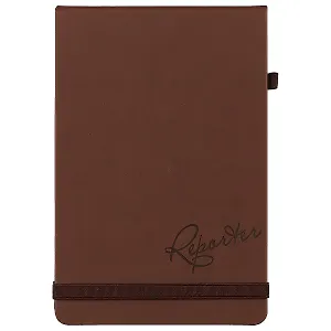 Репортёрская записная книжка Escalada Reporter, 90 листов, коричневая, А5