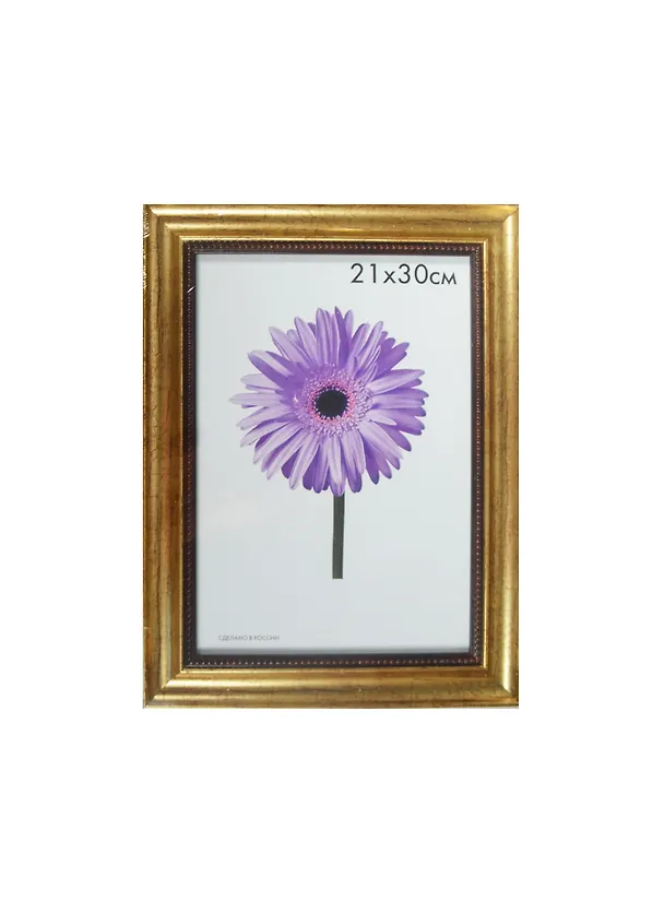 Фоторамка пластик 21*30 "Agatha" золотая, 100 рамок 235335 — 1