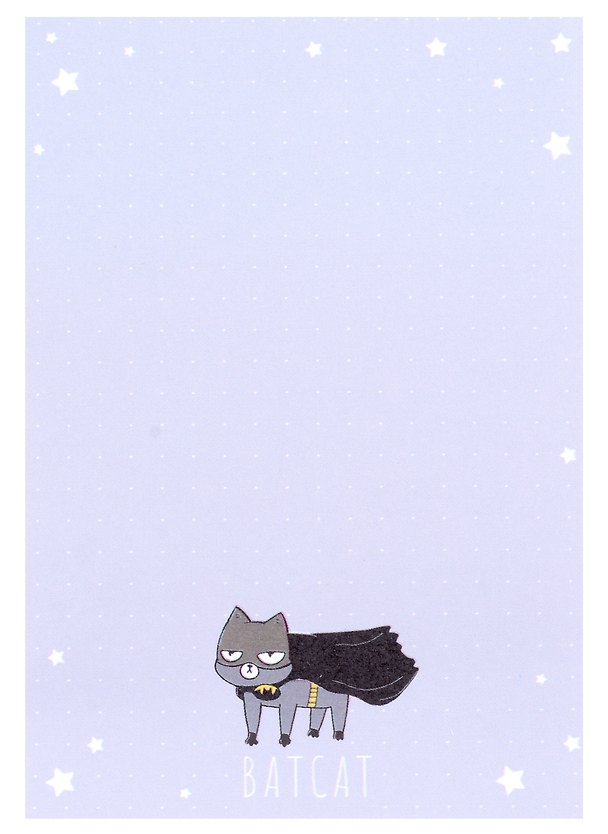 Блок для записей самоклеящийся 88*125мм 100л "Batcat", бумажный, инд. уп., MESHU 2975775 — 1