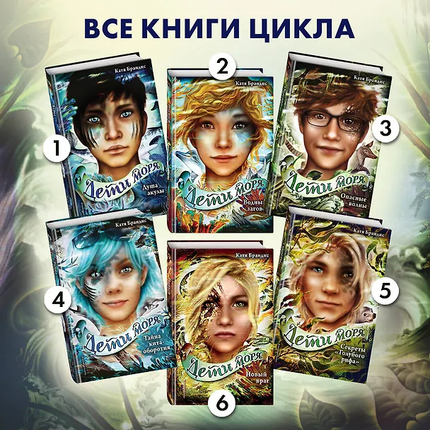 Книга Дети моря. Опасные волны (#3) (Катя Брандис) — 8