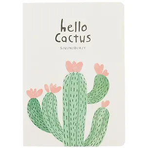 Тетрадь в клетку Languo, Hello cactust, B5, 44 листа, в ассортименте 246131