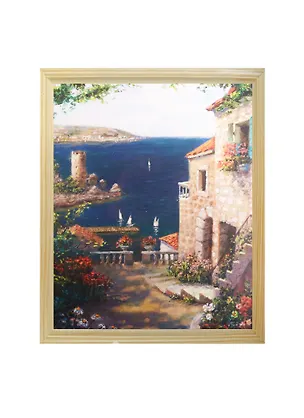Картина Дом у моря (MC-06) (20х25) 2503611