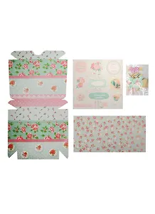 Коробочка для хранения фотографий Счастье рядом (1266992) (11х11см) (набор д/скрапбукинга) (Арт Узор) (упаковка)