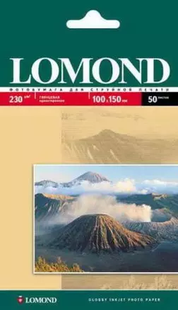 Фотобумага, Lomond, А6, 230 г, 50 листов, глянцевая — 403147 — 1