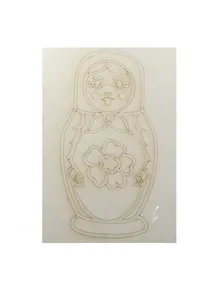 Трафарет Матрешка (А5) (533) (упаковка)