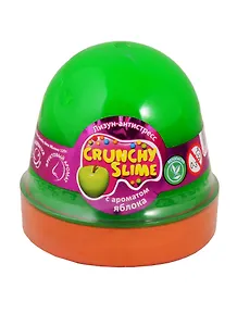 Игрушка-лизун «Crunchy slime Яблоко», Mr.Boo