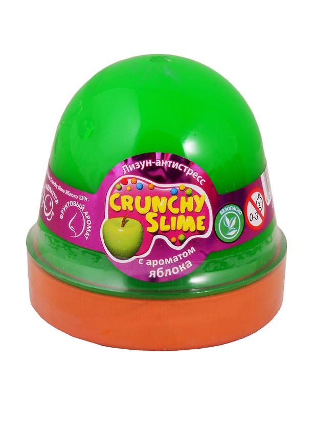 Игрушка-лизун «Crunchy slime Яблоко», Mr.Boo 2787653 — 1