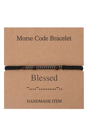 Браслет Морзе Blessed (12-202509-BR-ZJ4319) 3135436