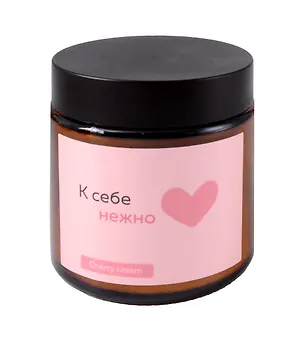 Свеча ароматическая в стеклянной баночке «К себе нежно» О.Примаченко (Cherry cream), 90 г 3073644