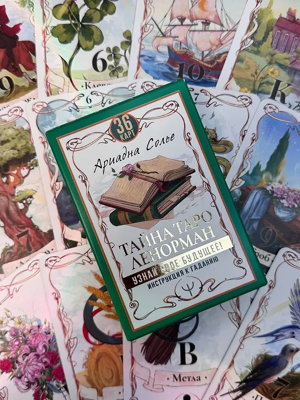 Книга Тайна Таро Ленорман. Узнай свое будущее! 36 карт. Инструкция к гаданию (Ариадна Солье) — 12