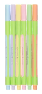 Ручки капиллярные 06цв "Line-Up Pastel" 0,4 мм, SCHNEIDER