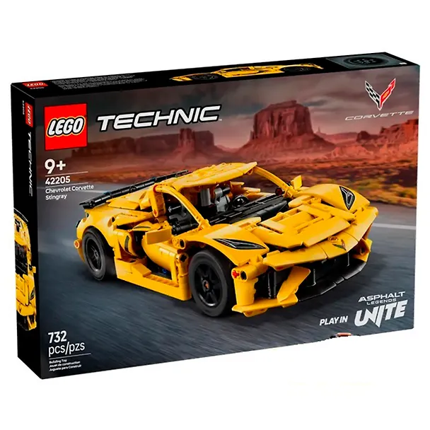 LEGO Technic: Шевроле Корвет Стингрей, 732 детали (42205) 3126538 — 2