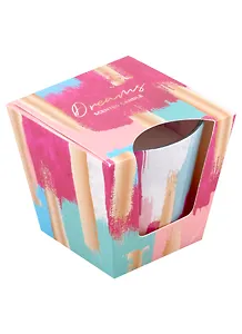 Ароматизированная свеча в стакане Мечты И Спокойствие (Dreams&Calmness) (115гр) (подарочная упаковка)