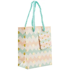 Подарочный пакет «Pastel triangles», А6