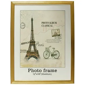 Фоторамка «Жёлтый металлик», 30 х 40 см