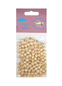 IDIGO Деревянные бусины IDIGO набор D=8мм 100шт d4336