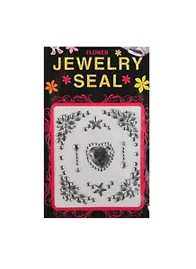 Стразы отдельные на пленке Jewelry Seal (1461-2/17) (белое сердце)