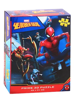 Пазл Стерео-пазл Prime 3D «Человек-Паук», 200 детал., 6+ 2843319