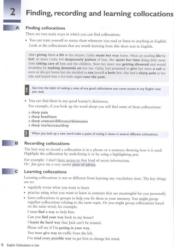 Книга Eng Collocations in Use Interm, Edition with answers (Michael McCarthy) — 6