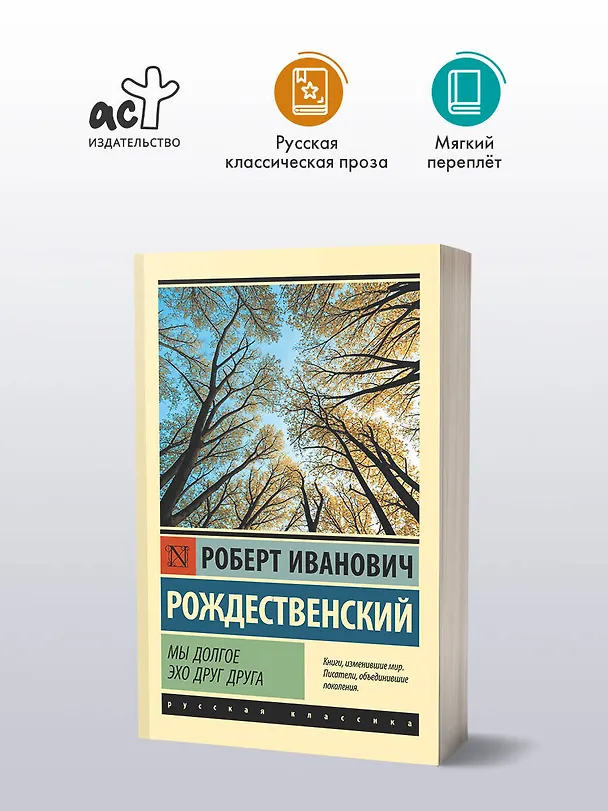 Книга Мы долгое эхо друг друга (Роберт Рождественский) — 4