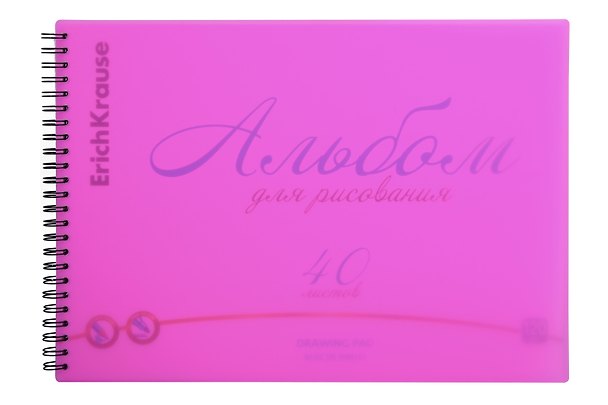 Альбом для рисования «Neon розовый» Erich Krause А4, 40 листов, спираль 3132935 — 1