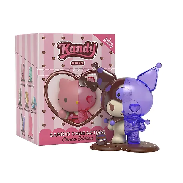 Фигурка коллекционная Mighty Jaxx Sanrio Series 02 (Choco Edition) в ассортименте (коробка) (12х8х8) (65518) 3128328 — 2