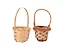 Набор Декоративная Корзинка из бамбука, 12см+Декоративная Корзинка из лозы, 10см — 3087505 — 1