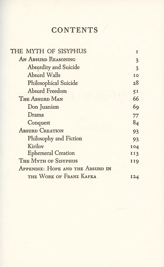 Книга The Myth of Sisyphus (Albert Camus) — 2
